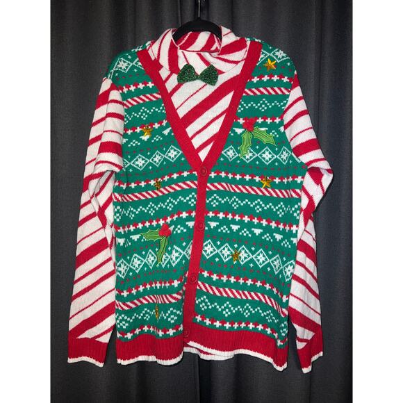 Ugly Christmas Sweater Xmas Size Large - Picture 1 of 3